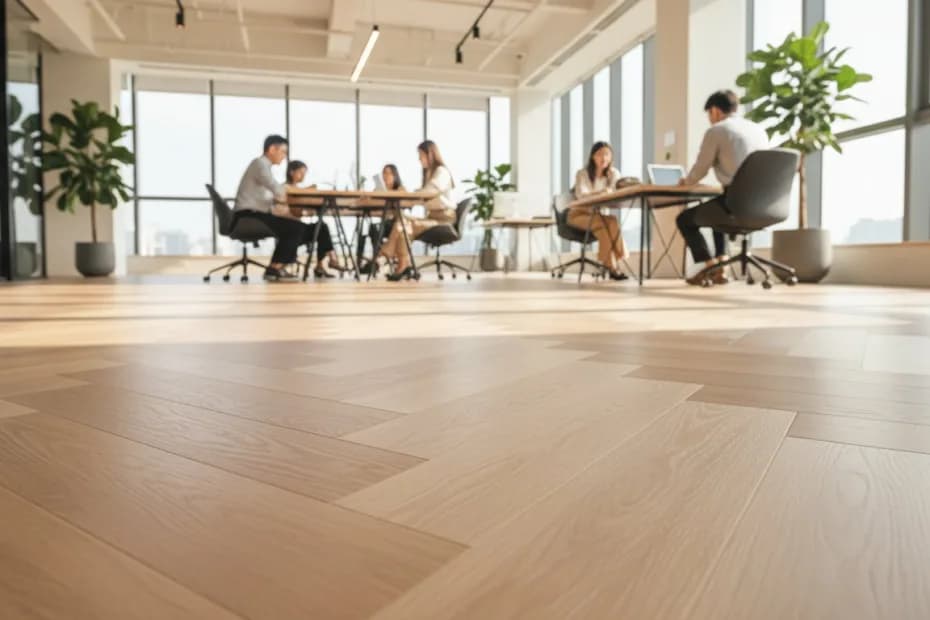Office Vinyl Flooring Installation